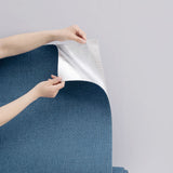 3D SELF ADHESIVE REAL FABRIC WALLPAPER ROLL