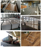 Rigid core SPC flooring for commercial projects