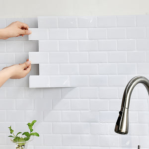 Premium 3D PU Subway Wall Tile Sticker | Waterproof Self-Adhesive Epoxy Resin Panels Wholesale