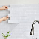 Premium 3D PU Subway Wall Tile Sticker | Waterproof Self-Adhesive Epoxy Resin Panels Wholesale